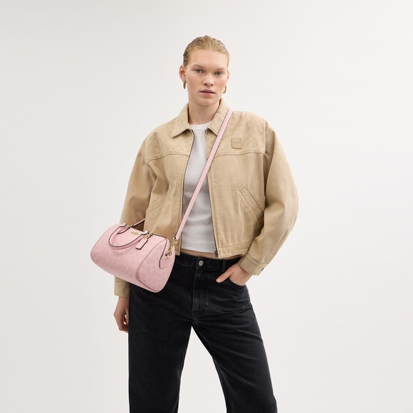 Rowan Satchel Bag In Signature Canvas - Picture 3 of 8